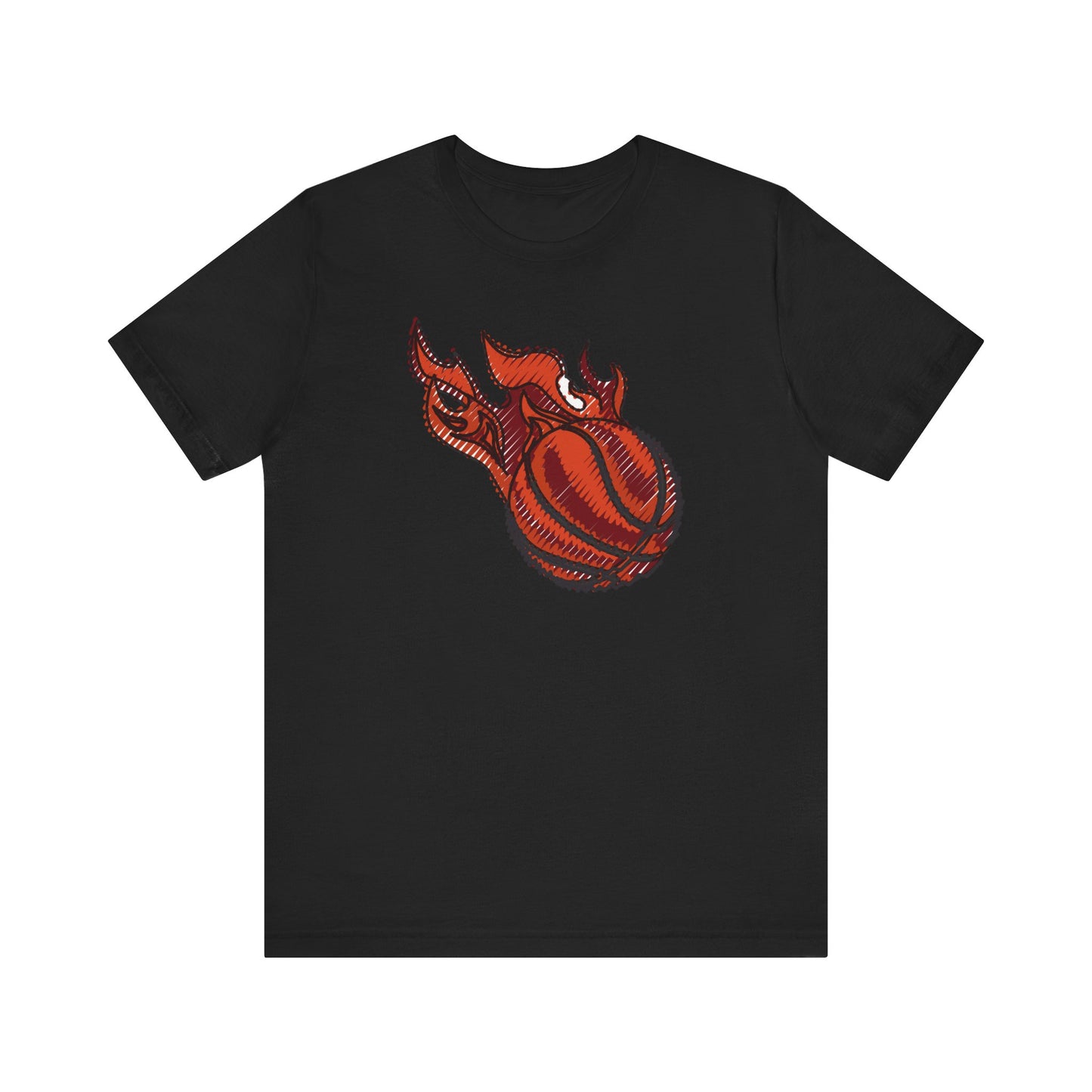 Camiseta de manga corta unisex de baloncesto 