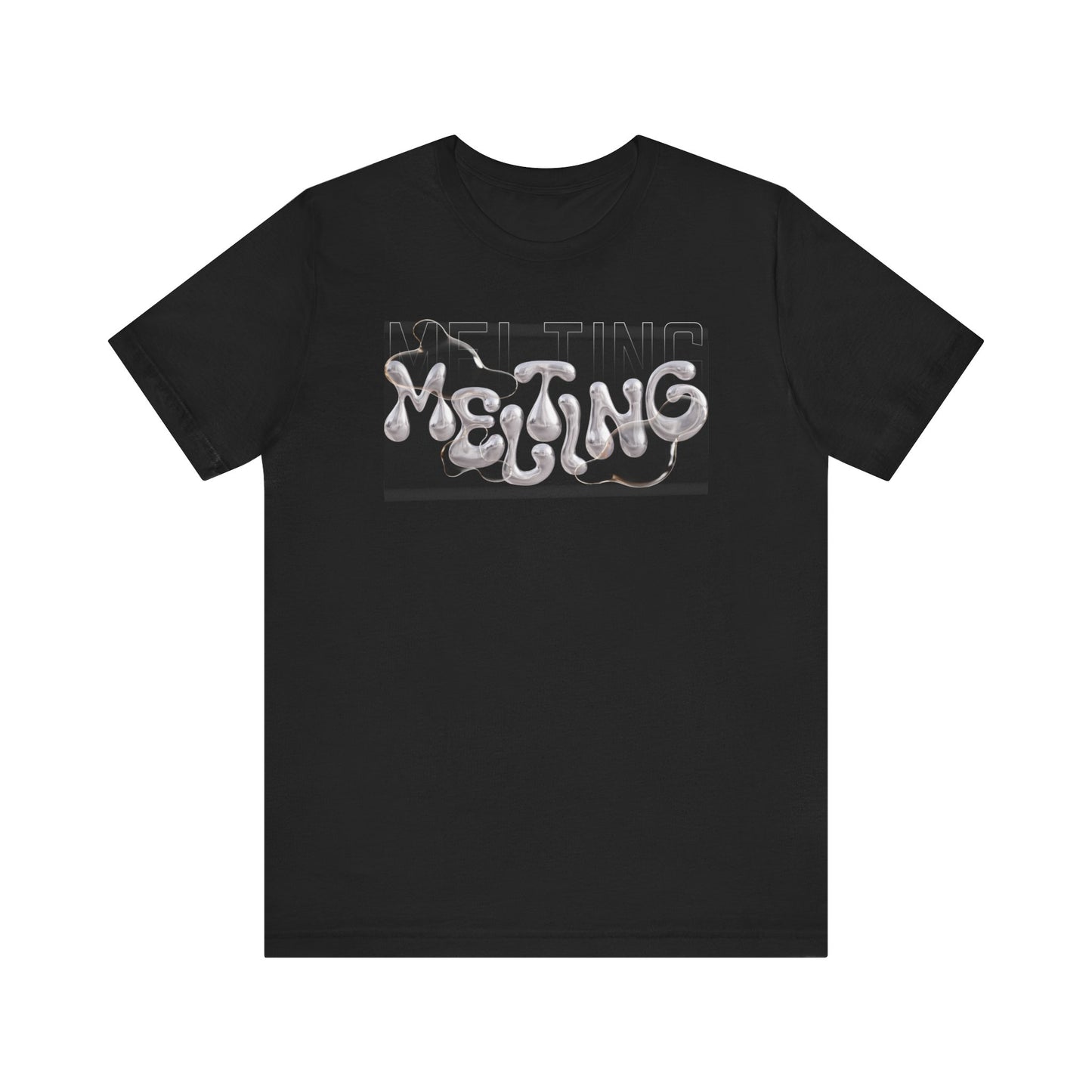 Melting Vibes Unisex Jersey Short Sleeve Tee - Trendy Graphic Tee for Casual Style