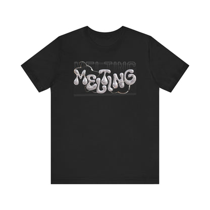 Melting Vibes Unisex Jersey Short Sleeve Tee - Trendy Graphic Tee for Casual Style