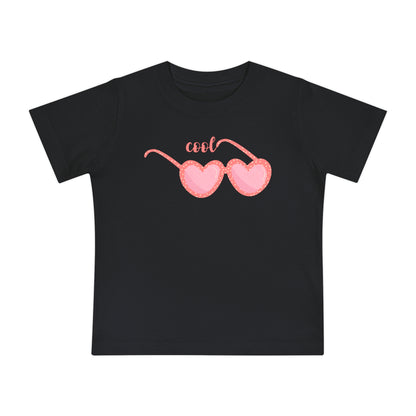 Cool Heart Sunglasses Baby T-Shirt - Cute Summer Wear for Kids