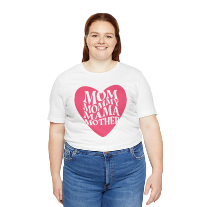 Heartfelt Mom Jersey Tee - Perfect Gift for Moms, Mommy, Mama