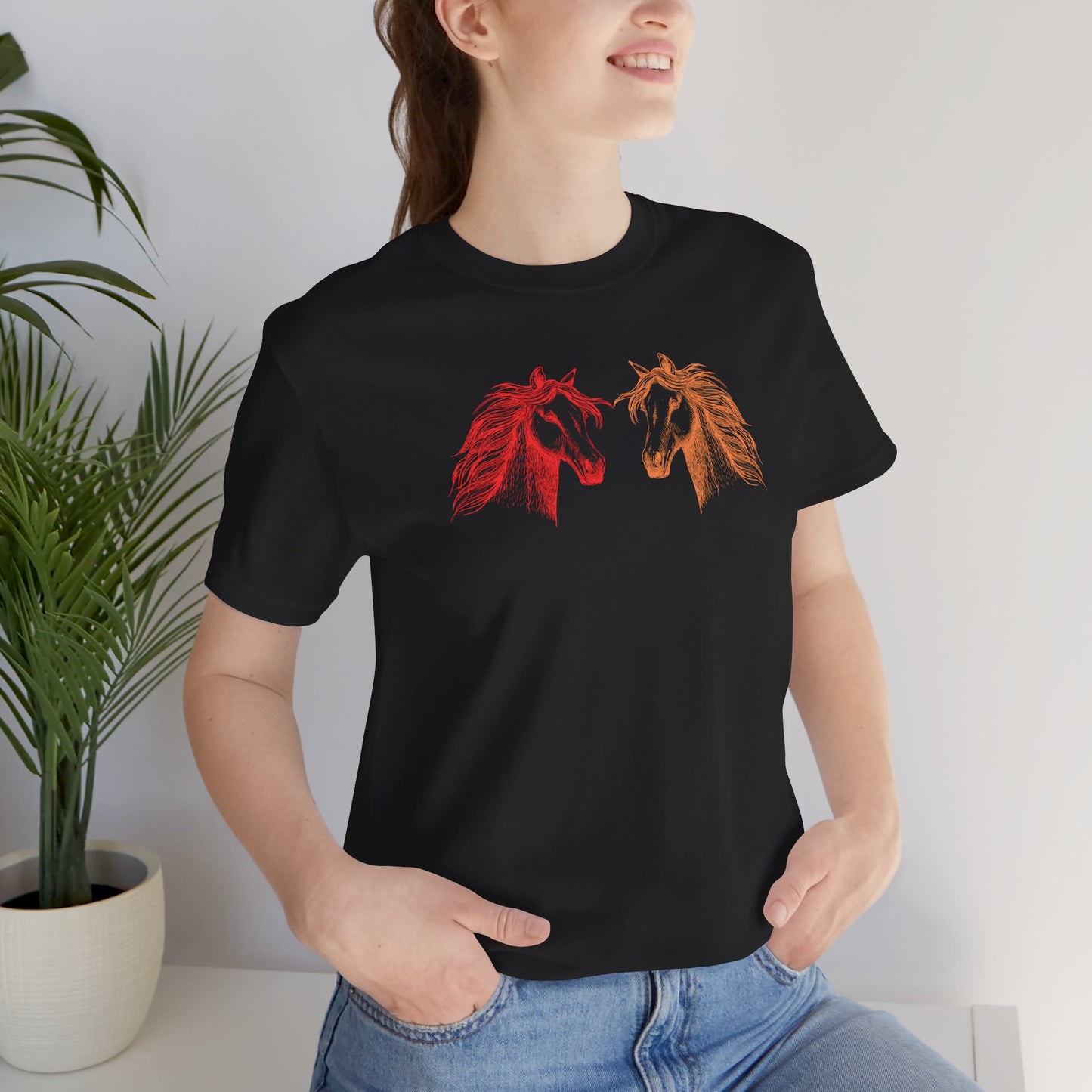 Horses Unisex Tee - Express Delivery Available