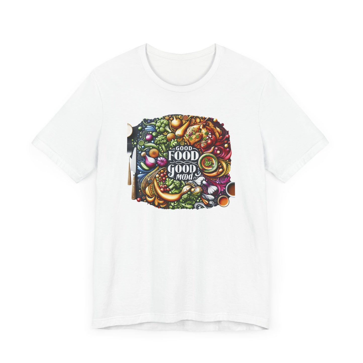 Foodie Vibes Unisex Tee | Fun Colorful Design