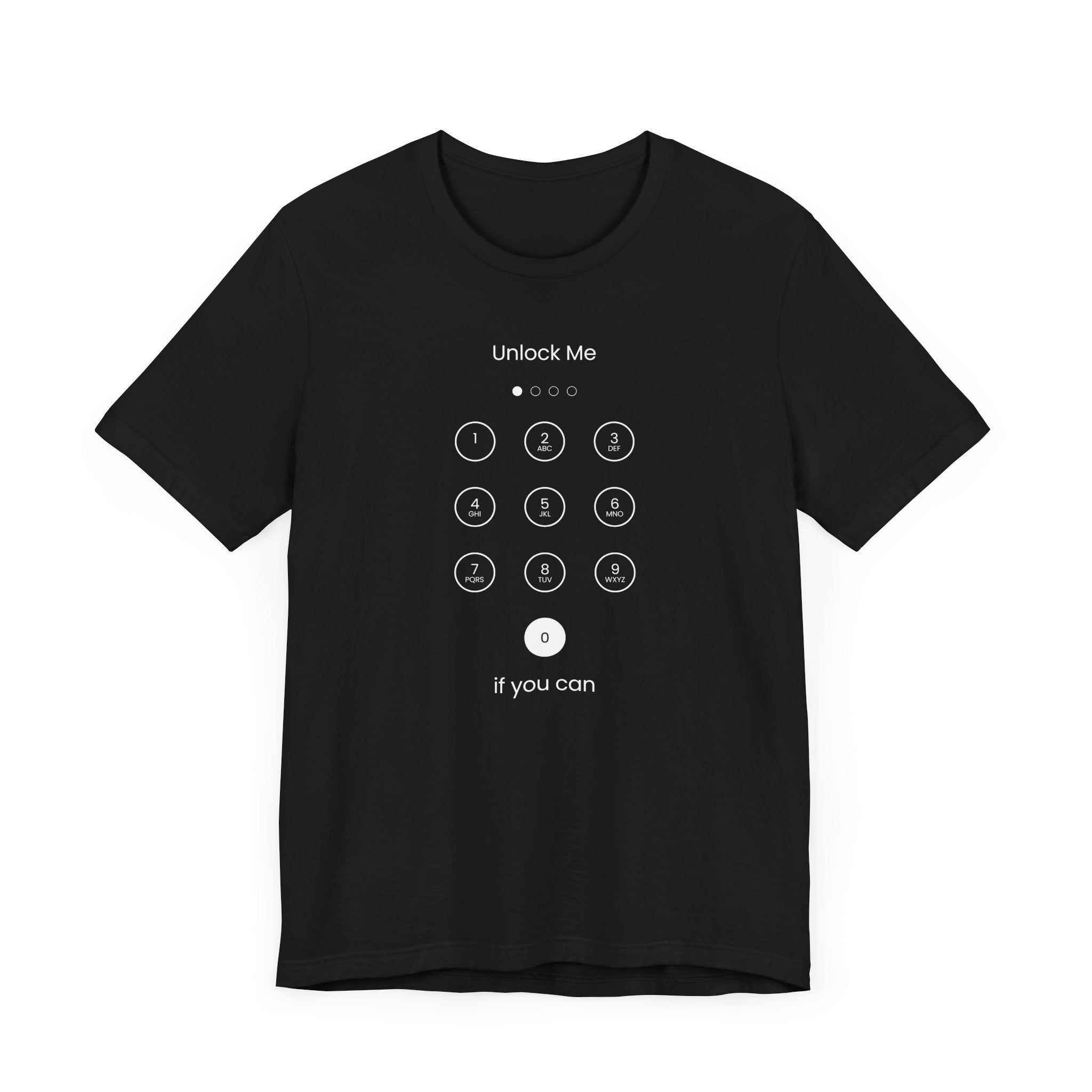 Unlock Me Unisex Jersey Short Sleeve Tee - Fun and Playful Graphic Tee for Tech Lovers