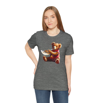 Cute Bear Flute Tee