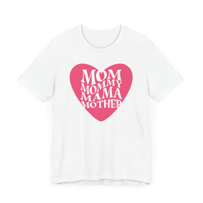 Heartfelt Mom Jersey Tee - Perfect Gift for Moms, Mommy, Mama