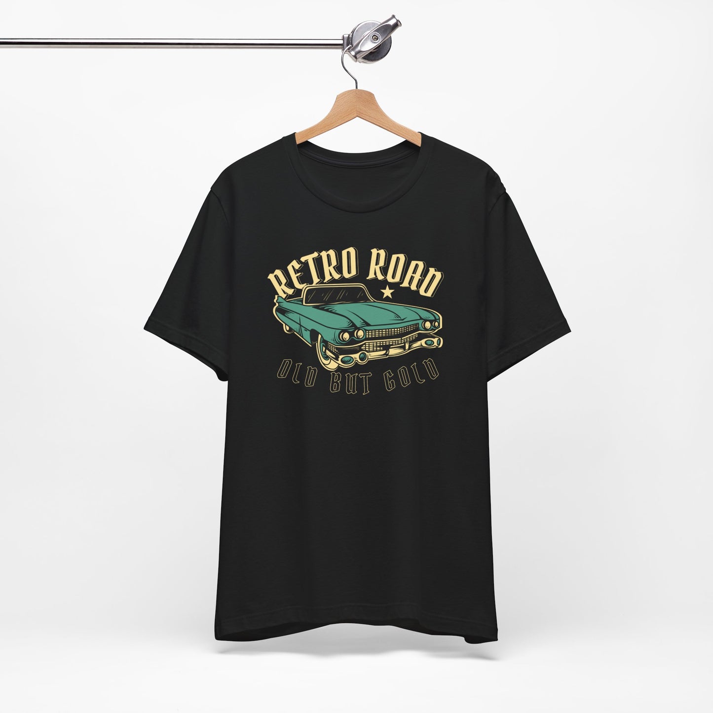 Retro Road Unisex Tee - Old But Gold Vintage Car Graphic Shirt