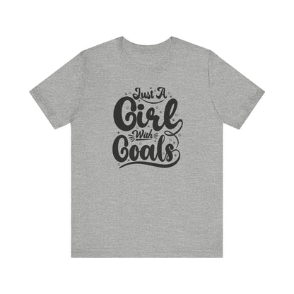 T-shirt « Juste une fille avec des objectifs »