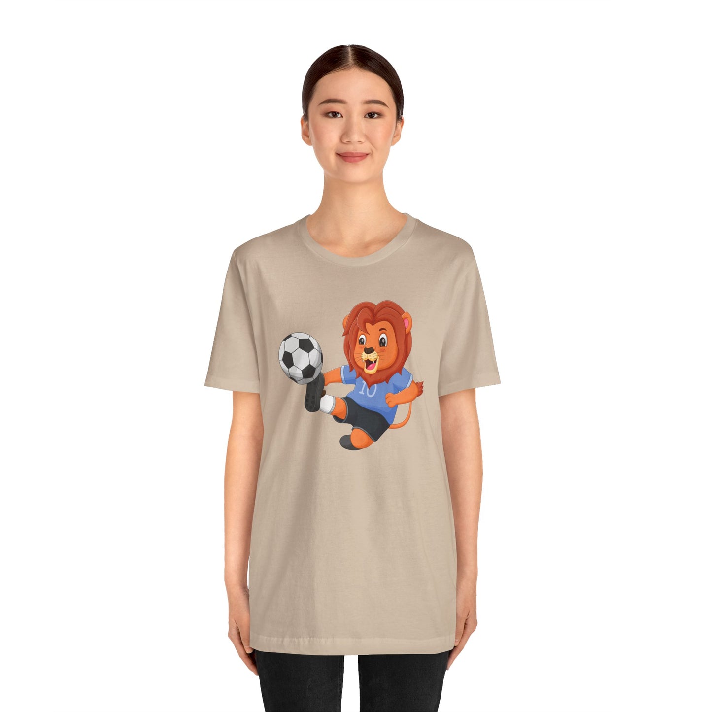 T-shirt de football Lion - Livraison express disponible