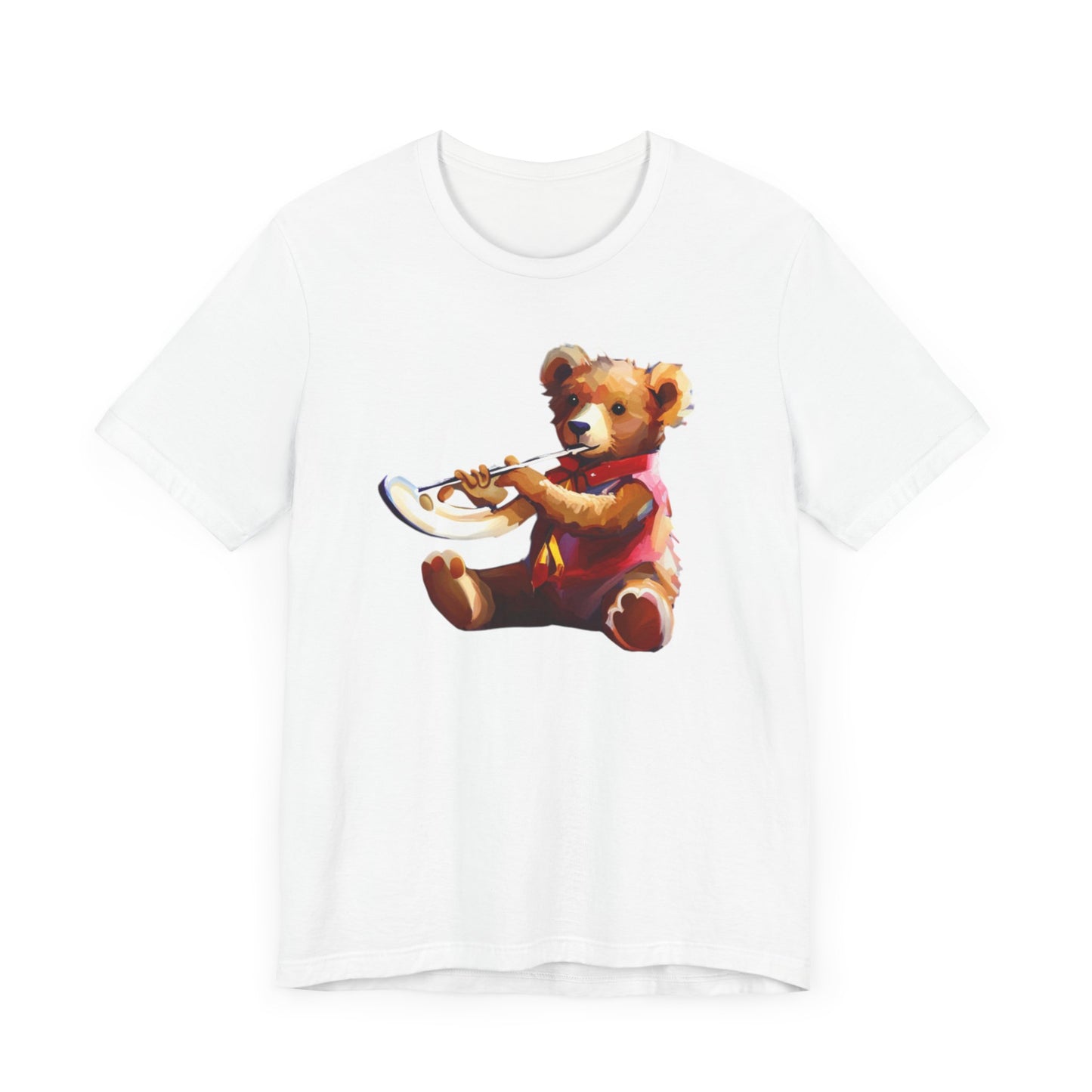 Cute Bear Flute Tee