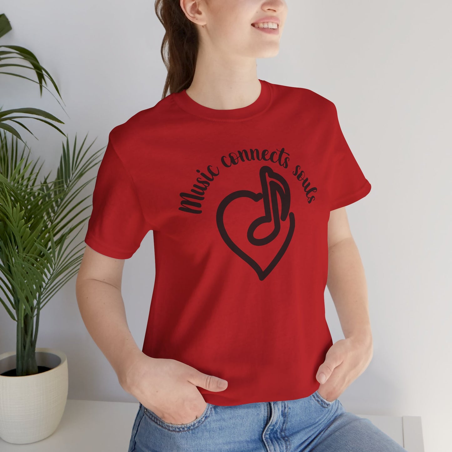 Music Connects Souls Unisex Tee - Express Delivery Available