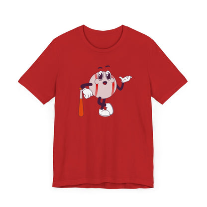 Cartoon Baseball Bat Tee