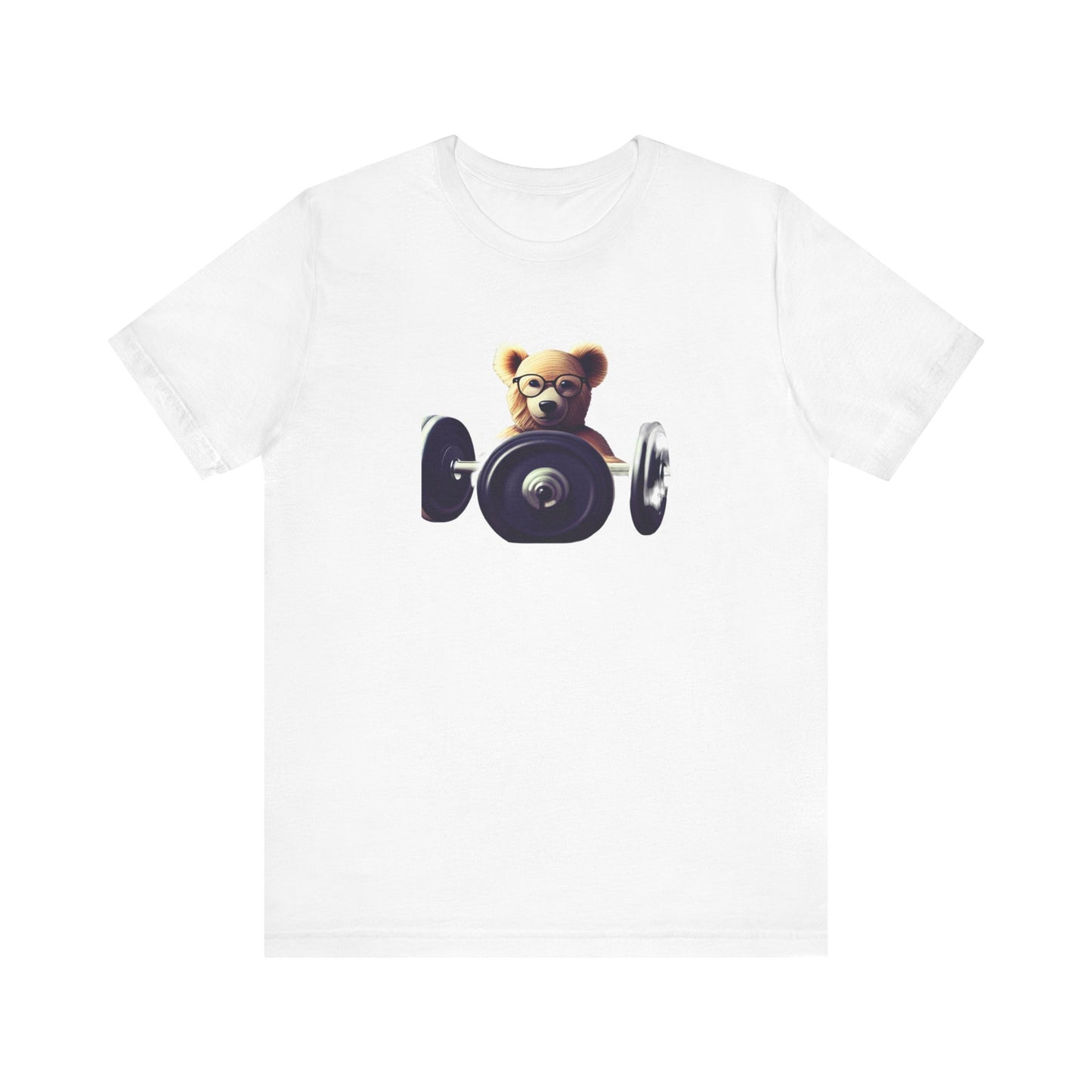 Teddy Bear Weightlifting Tee - Express Delivery Available