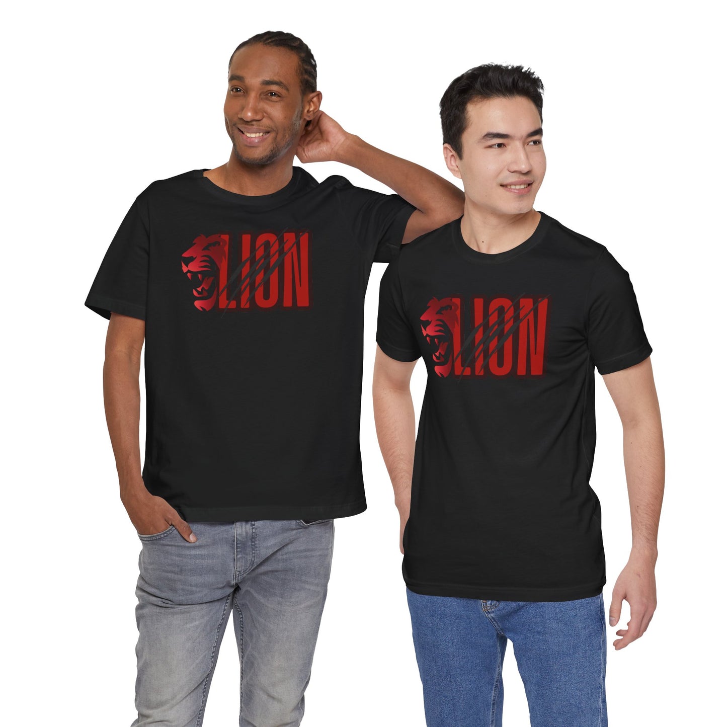 Lion Graphic Men's Jersey Short Sleeve Tee