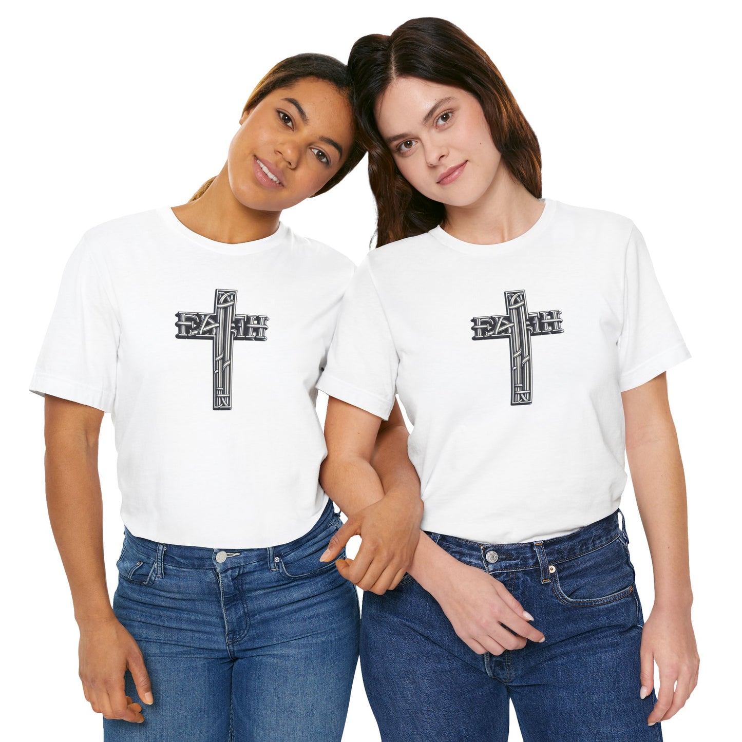 T-shirt avec croix de foi