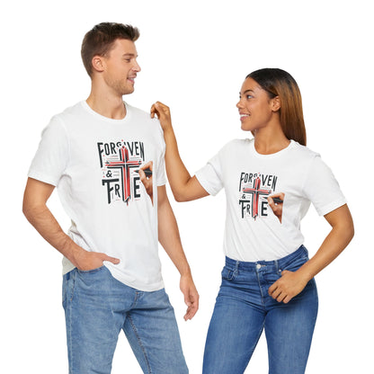 Forgiven & True Inspirational Unisex Jersey Tee