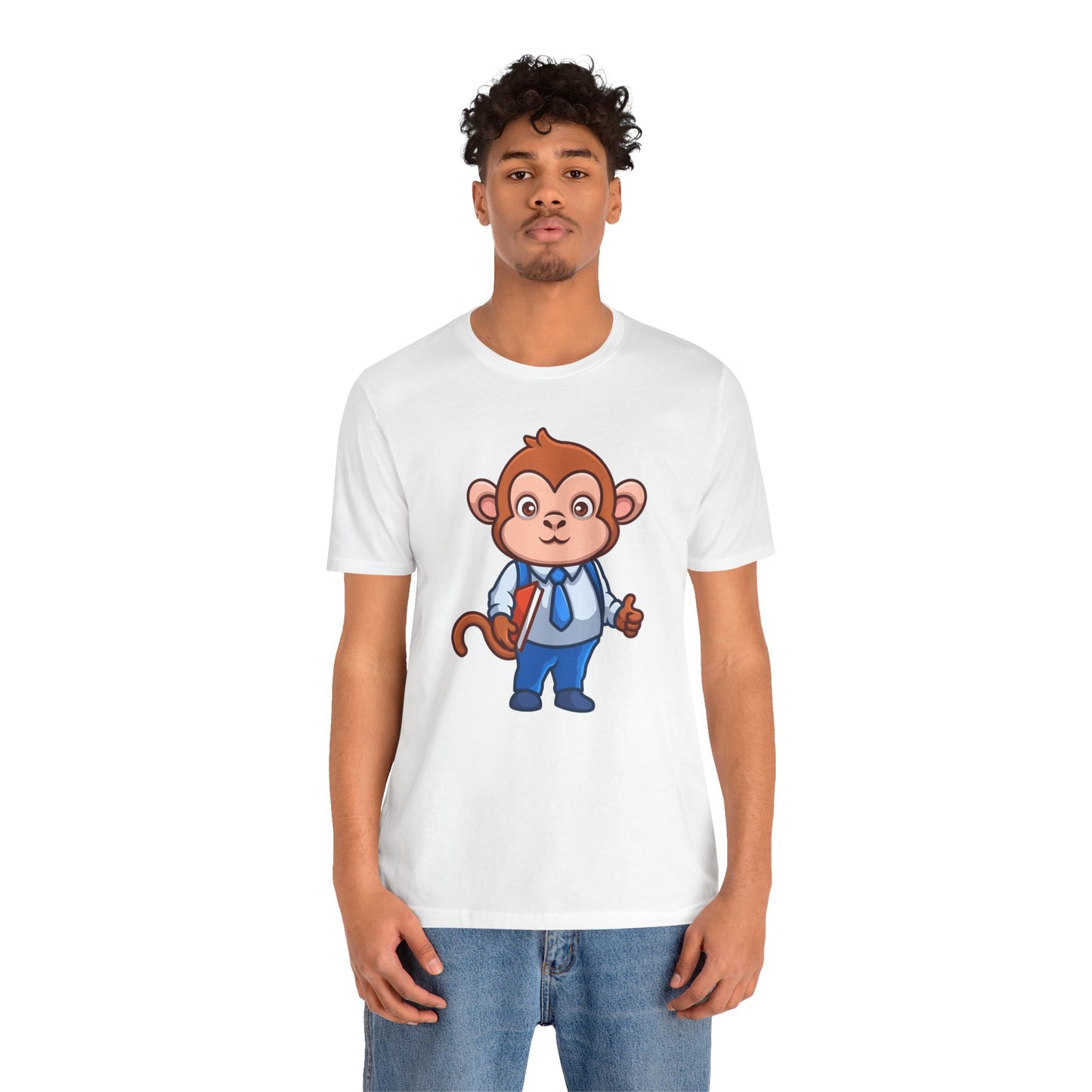 Teaching Monkey Unisex Tee with Express Delivery Option