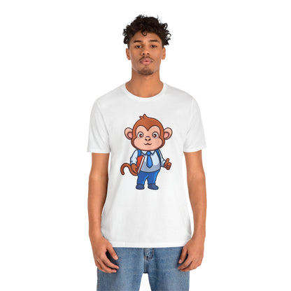 Teaching Monkey Unisex Tee with Express Delivery Option