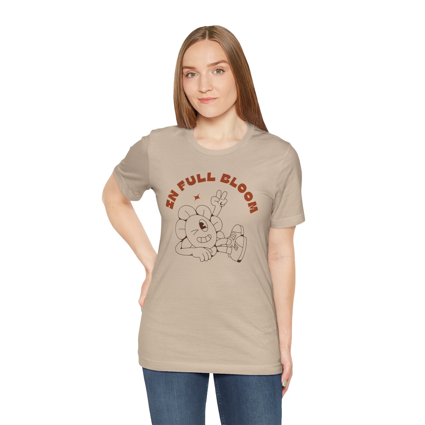 In Full Bloom Graphic Tee - Unisex Short Sleeve T-Shirt for Spring Celebrations