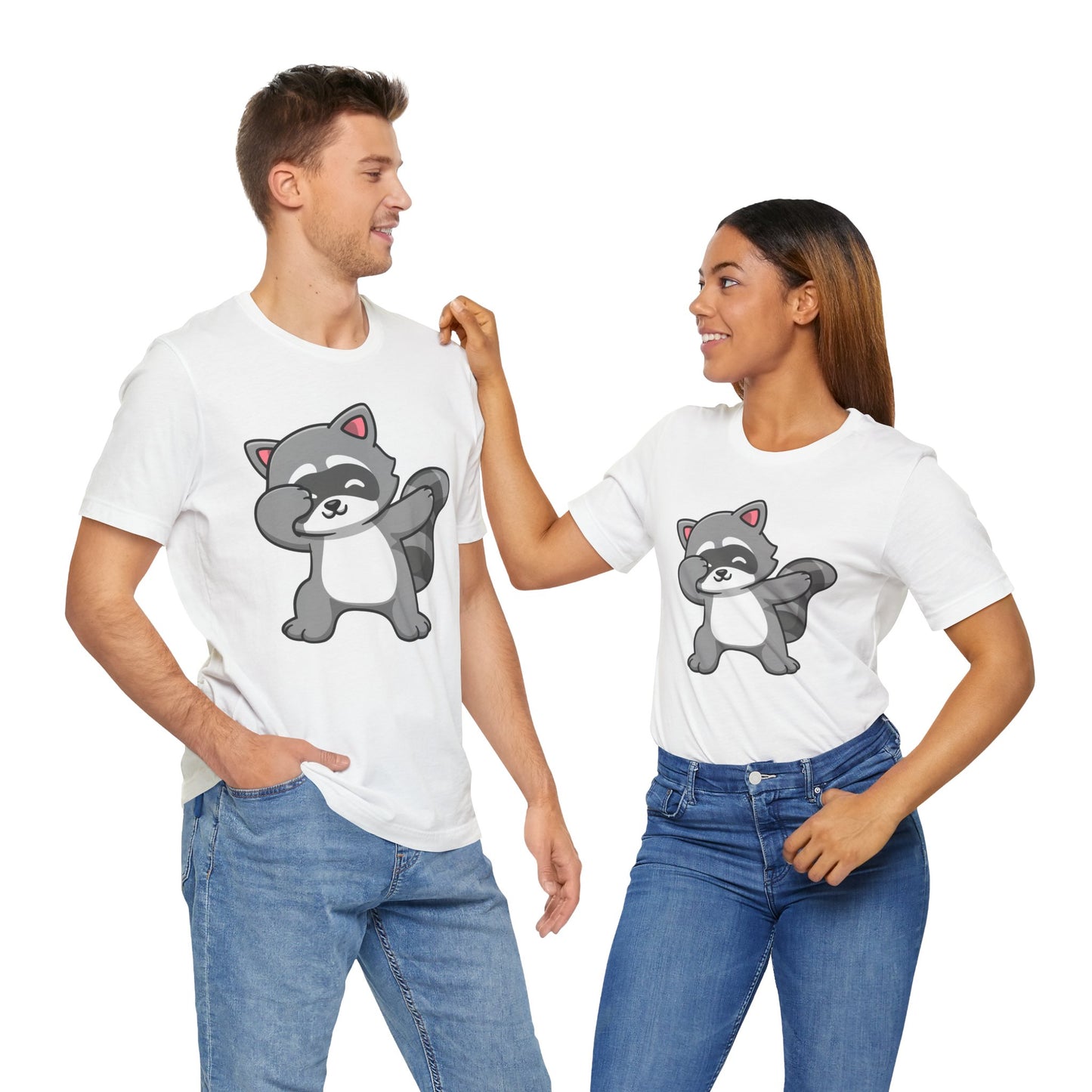 Express Delivery Raccoon Pose Tee