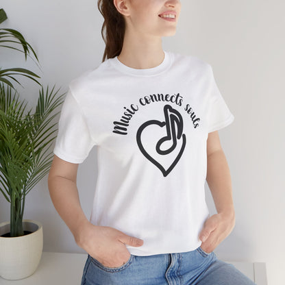 Music Connects Souls Unisex Tee - Express Delivery Available