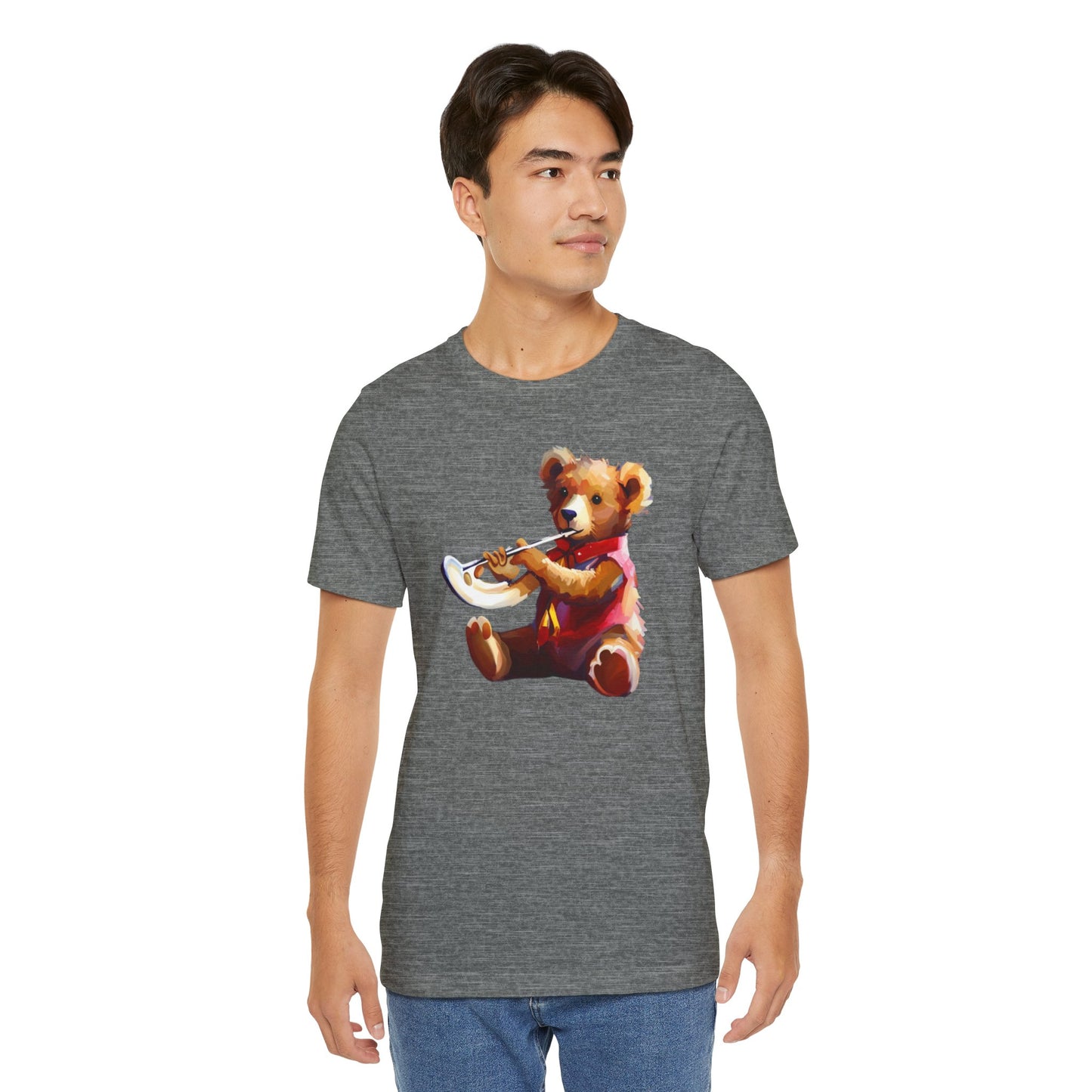 Cute Bear Flute Tee