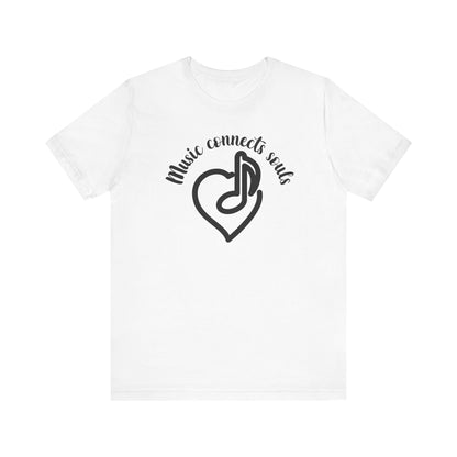 Music Connects Souls Unisex Tee - Express Delivery Available