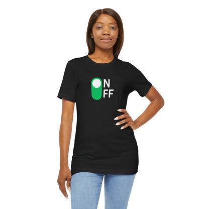 ON/OFF Graphic Unisex Jersey Short Sleeve Tee - Fun & Casual Wear