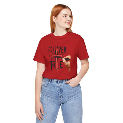 Forgiven & True Inspirational Unisex Jersey Tee