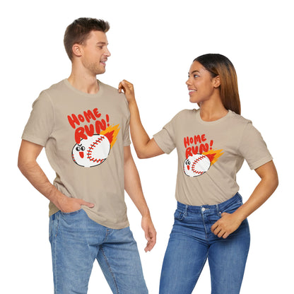 Baseball Unisex Tee - HOME RUN Design