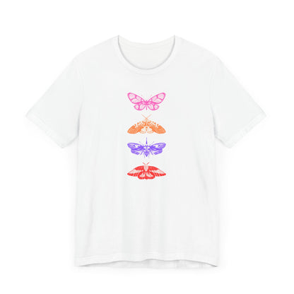 Bohemian Butterfly Graphic Tee - Unisex Jersey Short Sleeve T-Shirt