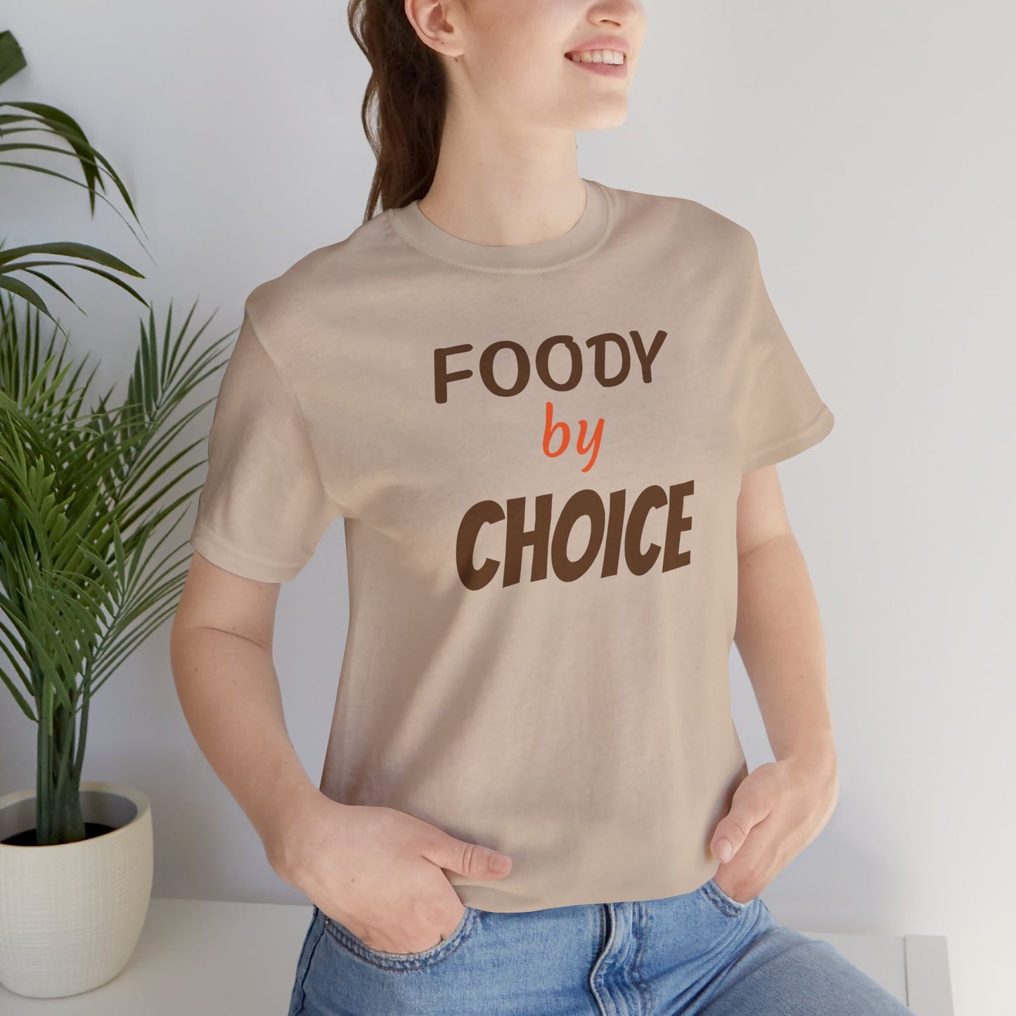 FOODY BY CHOICE Unisex Jersey Short Sleeve Tee