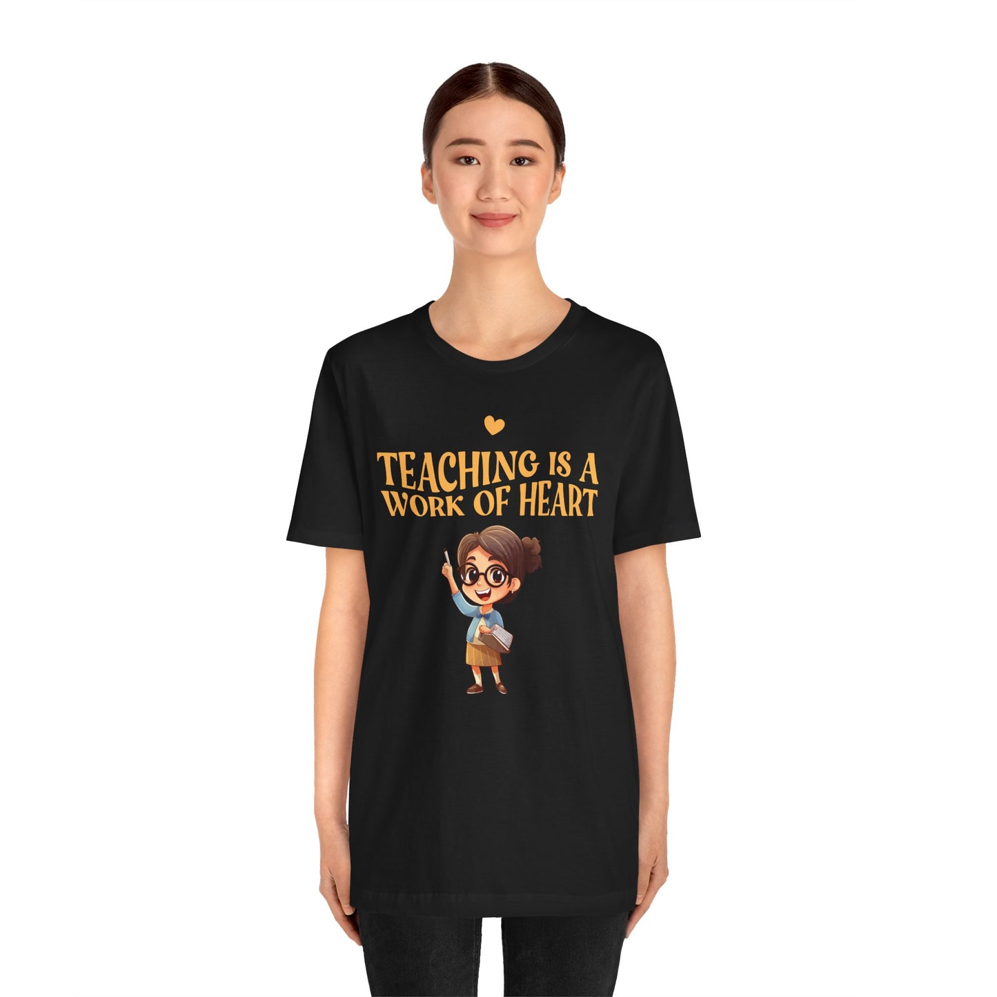 Express Delivery Unisex Jersey Short Sleeve Tee - TEACHING IS A WORK OF HEART