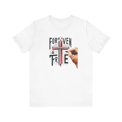 Forgiven & True Inspirational Unisex Jersey Tee