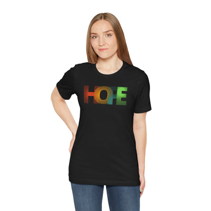 Hope Vibes Unisex Jersey Short Sleeve Tee - Positive Message T-Shirt for Everyday Inspiration