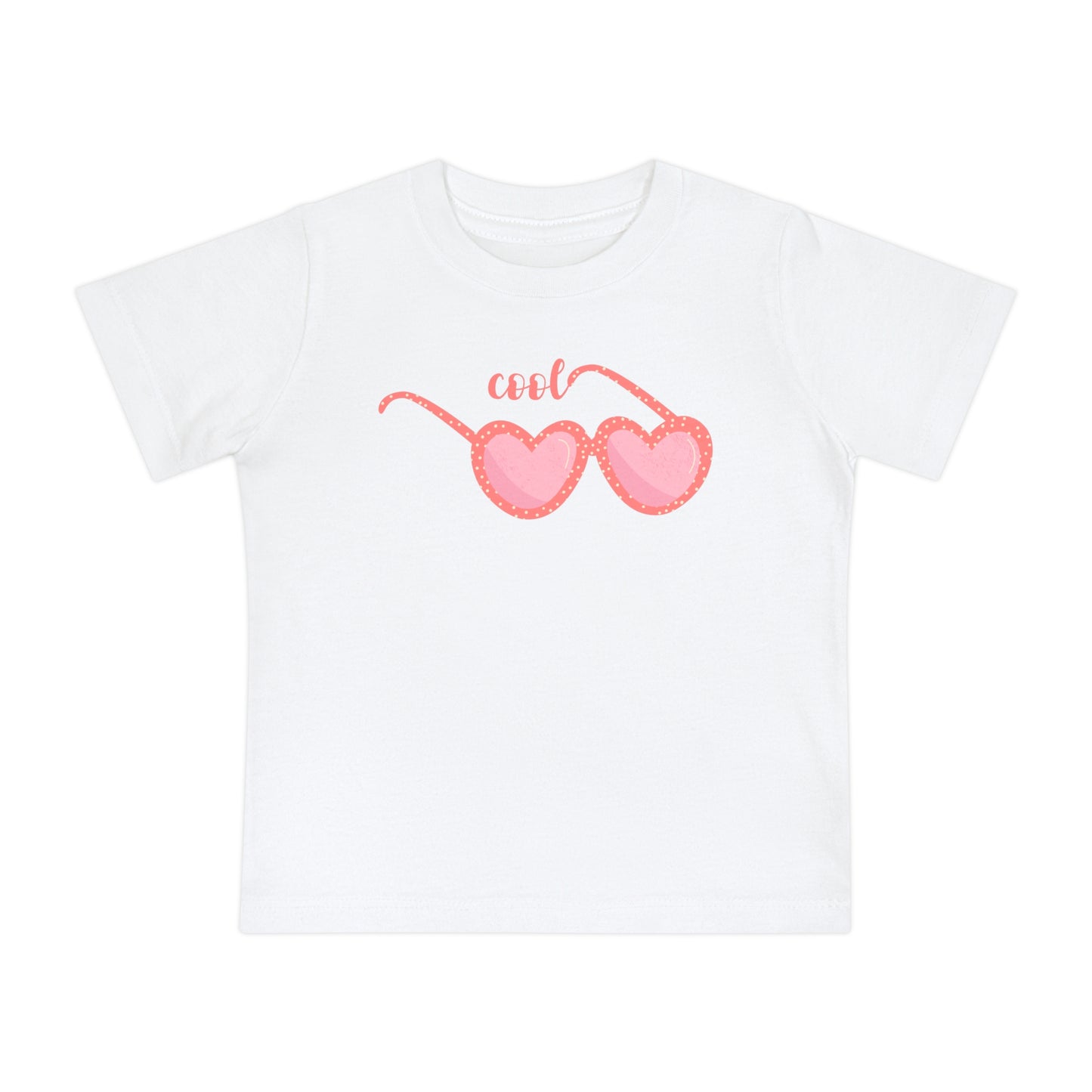 Cool Heart Sunglasses Baby T-Shirt - Cute Summer Wear for Kids