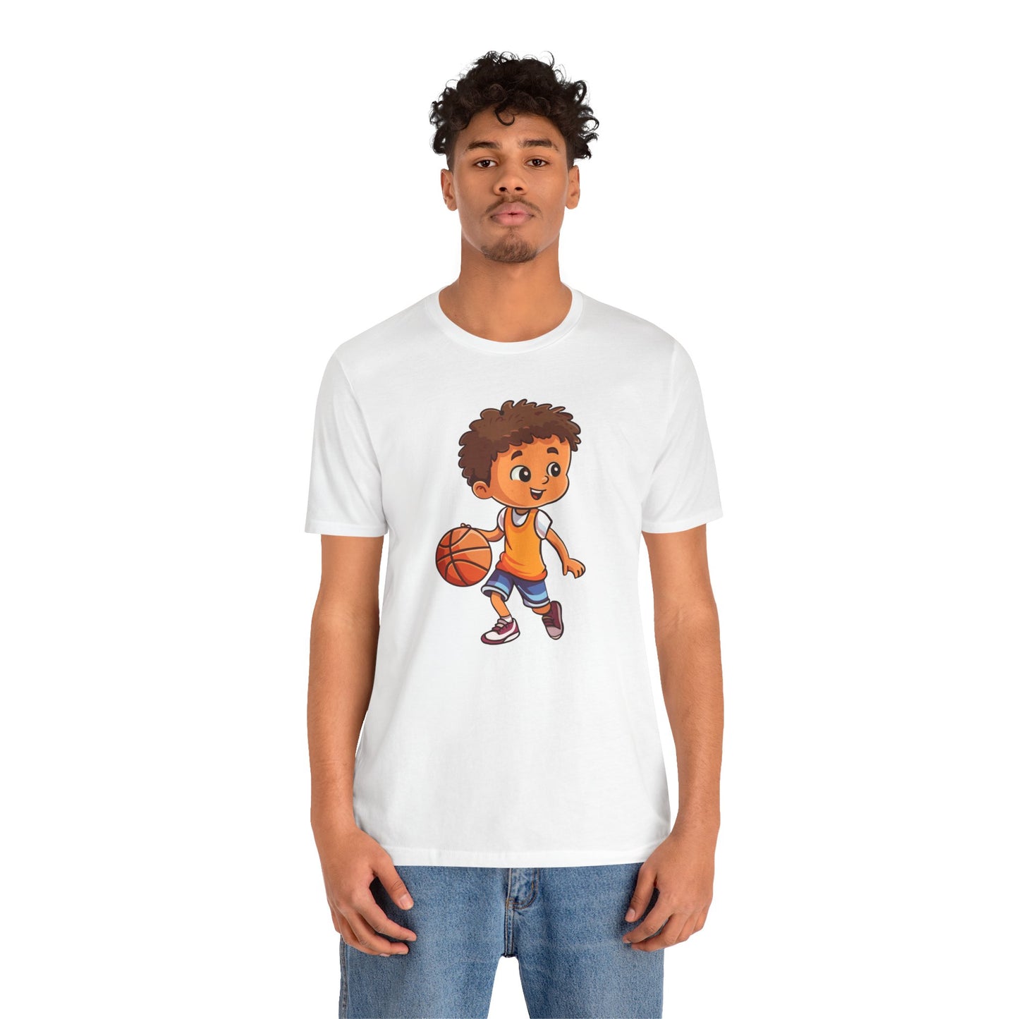 Camiseta de baloncesto de manga corta para hombre y mujer