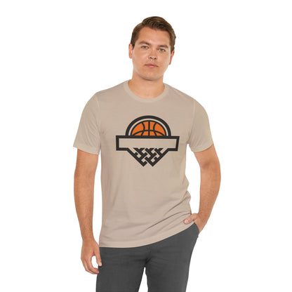 Camiseta de manga corta unisex de baloncesto 